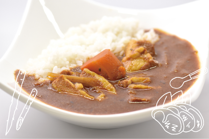 しっかり出汁をとった和風スープカレー