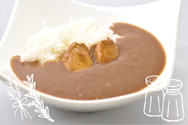 辛口のスパイシーカレー